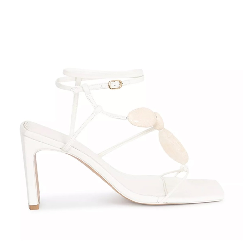 Jonathan Simkhai NWOT Heeled Sandals in Bone